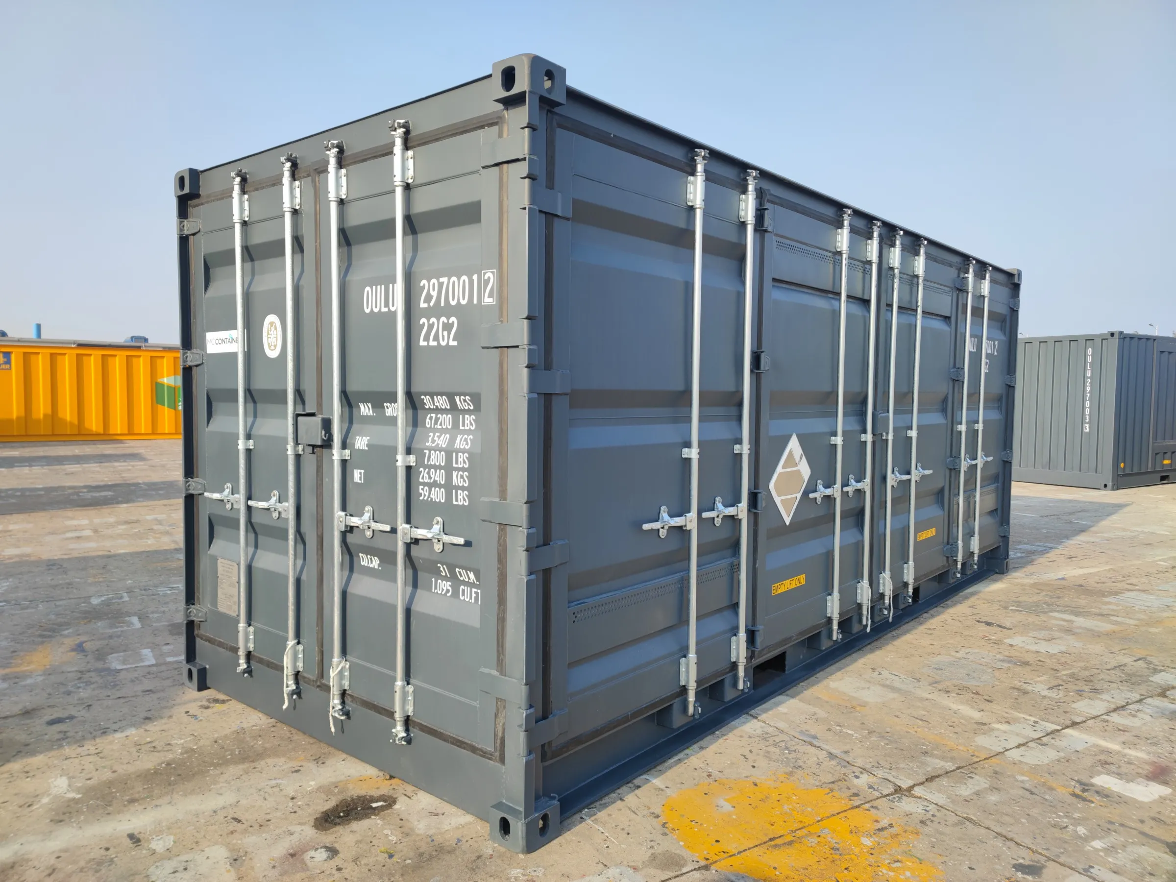 20220111095048 (1) 20′ Hazardous Waste Container, Side Opening - Image 1