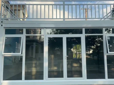 Modular Home Kit Balcony Glass Front