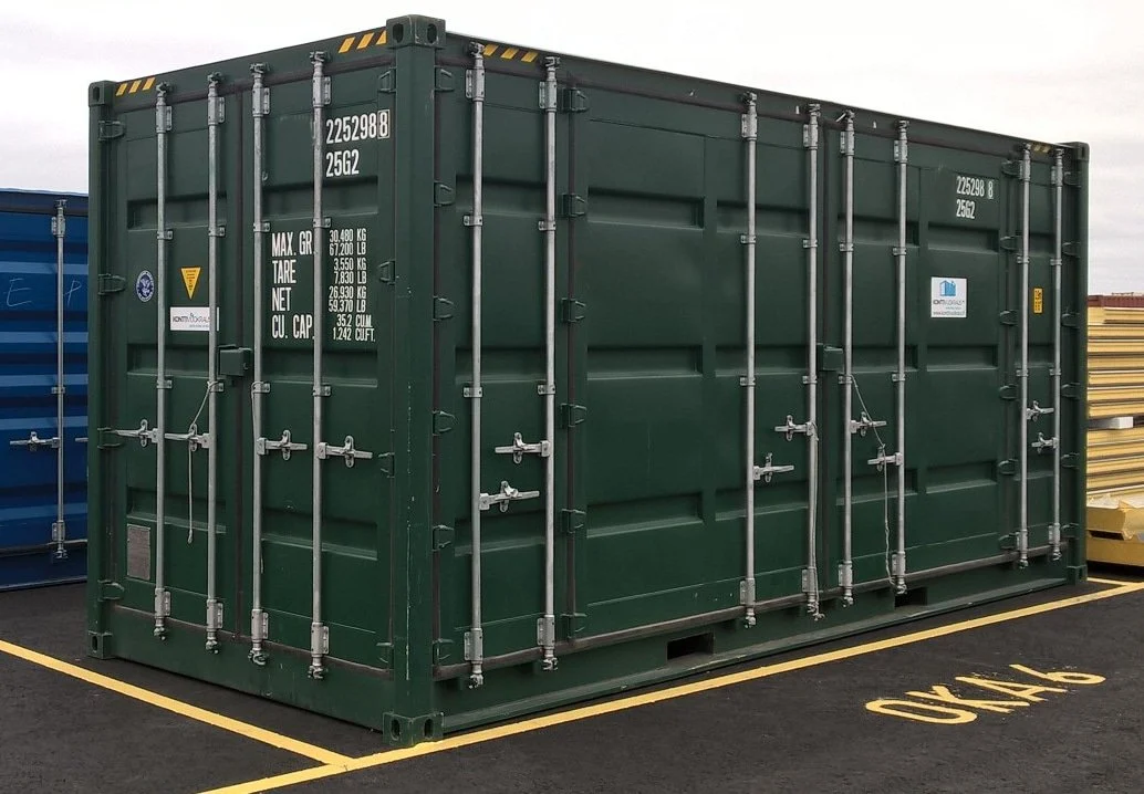 20hcopen-side-2 20’ Insulated Hazardous Waste Container, Side Opening - Image 1