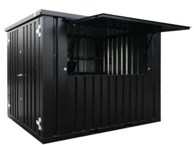Container Pop Up 3×2 Meters Black Ral 9005