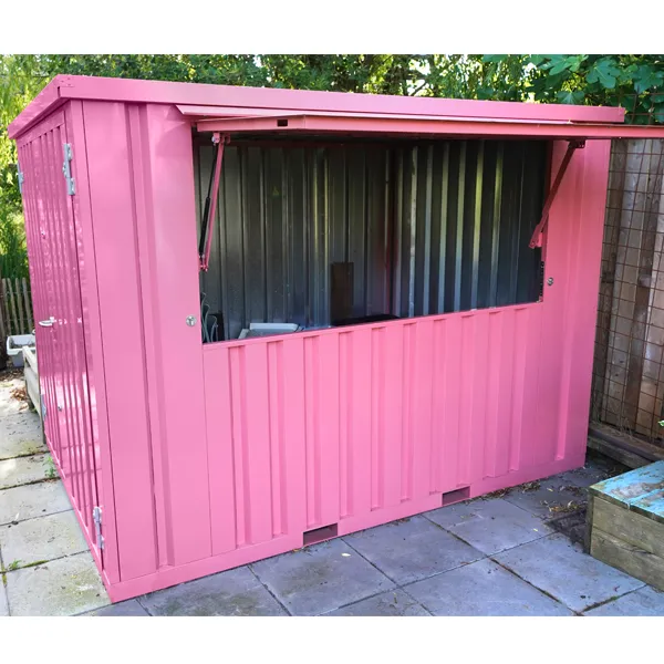 FOCO-BAR-3x2-RAL-3014-4 Container Pop Up 3×2 Meters Pink Ral 3014 - Image 1