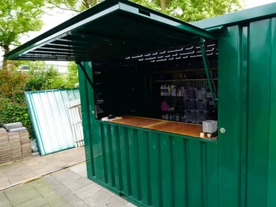 Container Pop Up 3×2 Meters Green Ral 6005