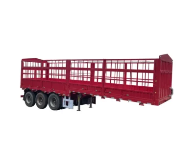 3 Axles Heavy Transport Cargo High Side Truck Trailer