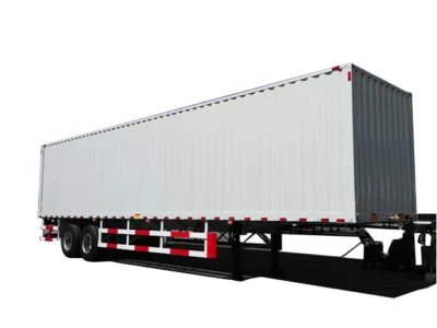 Three-Axle Cargo Box Semi Trailer