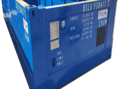 20ft Half-height Offshore Open Top Container