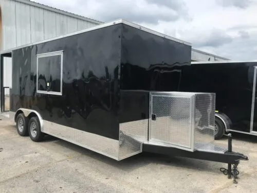 black_8.5x20_bbq_front_cs-scaled-500x375-1 2024 Fast Cargo 8.5×20 Bbq Trailer For Sale - Image 1