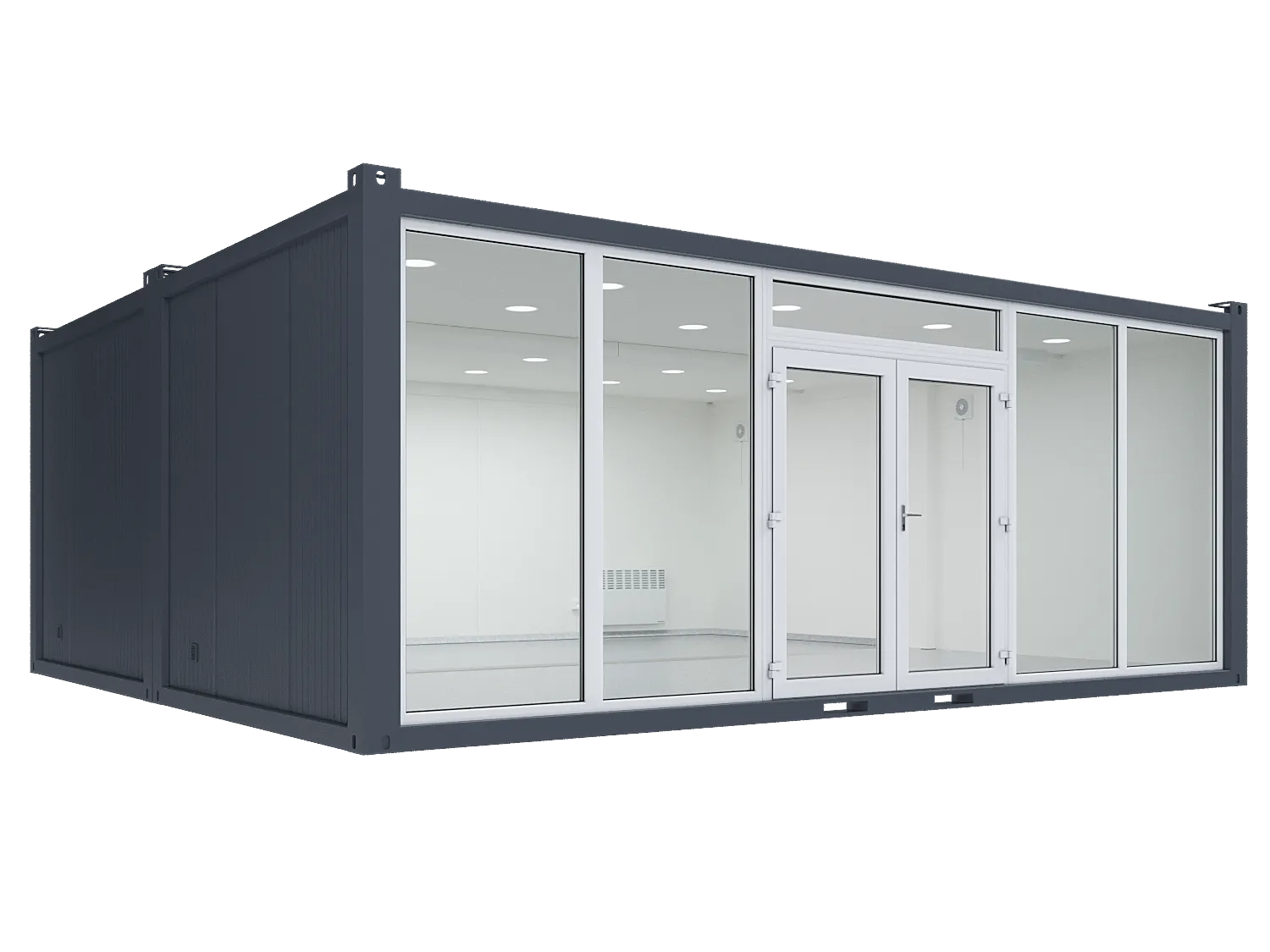sc-10 (1) Double Space, 1 Glass Wall - Image 1