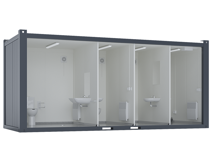 so-copy (1) 20′ Toilet Container, Three Standard And One Barrier-free Toilet, Premium - Image 1